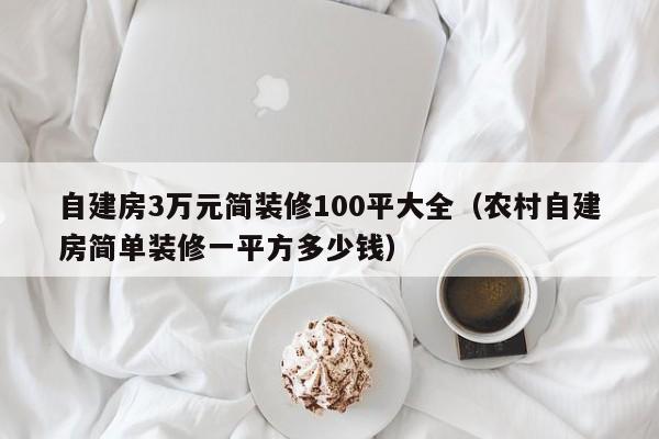 自建房3万元简装修100平大全（农村自建房简单装修一平方多少钱）