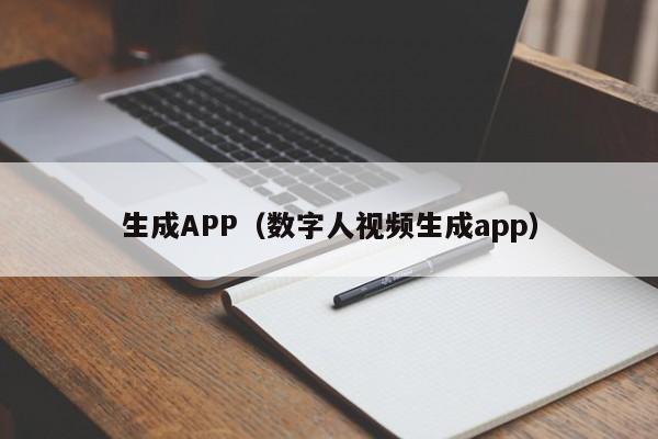 生成APP（数字人视频生成app）