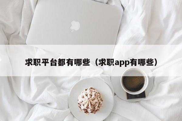 求职平台都有哪些（求职app有哪些）