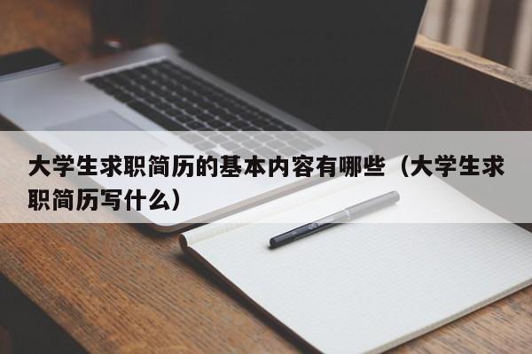 大学生求职简历的基本内容有哪些（大学生求职简历写什么）