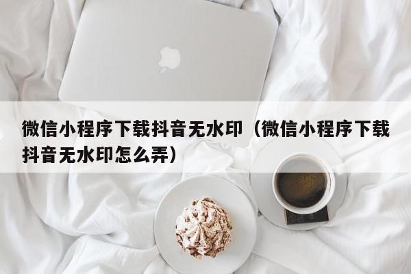 微信小程序下载抖音无水印（微信小程序下载抖音无水印怎么弄）