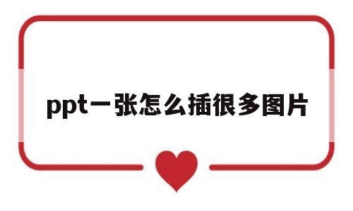 ppt一张怎么插很多图片(一张ppt怎么添加多张图片)
