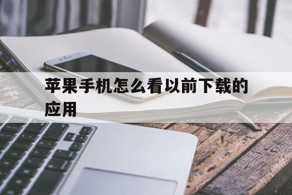 苹果手机怎么看以前下载的应用(怎样查看苹果手机以前下载的软件)