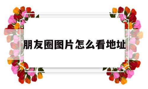 朋友圈图片怎么看地址(朋友圈图片删除了可以恢复吗)