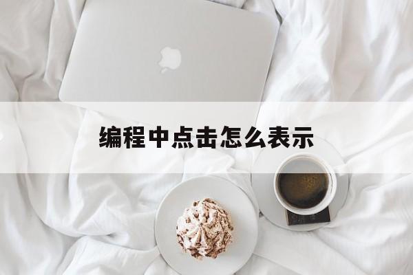 编程中点击怎么表示(编程中点击怎么表示符号)