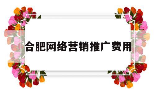 合肥网络营销推广费用(合肥网络营销推广费用多少)