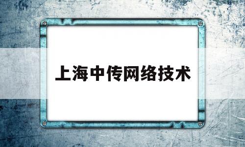 上海中传网络技术(中传网络科技有限公司)