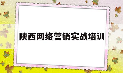 陕西网络营销实战培训(陕西网络营销实战培训班)