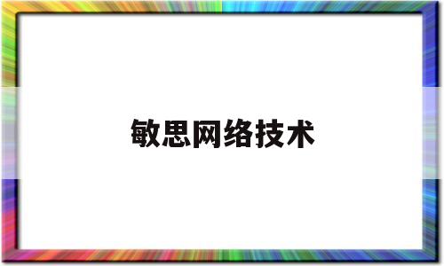 敏思网络技术(敏思学堂官网可信吗)