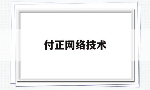 付正网络技术(付网网络科技有限公司)