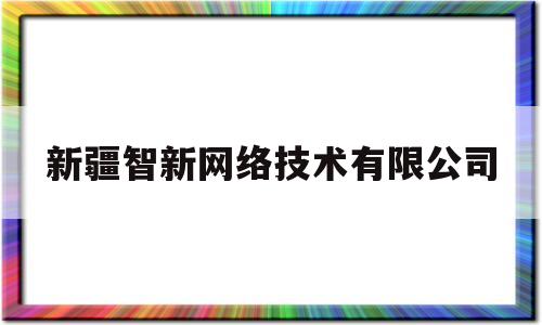 新疆智新网络技术有限公司(新疆智新网络技术有限公司怎么样)