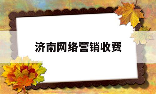 济南网络营销收费(济南互联网广告营销公司)