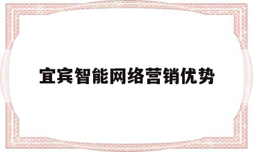 宜宾智能网络营销优势的简单介绍