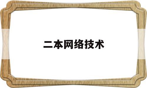 二本网络技术(网络技术专业就业方向)