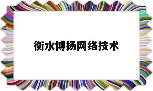 衡水博扬网络技术(河北博扬市政工程有限公司)