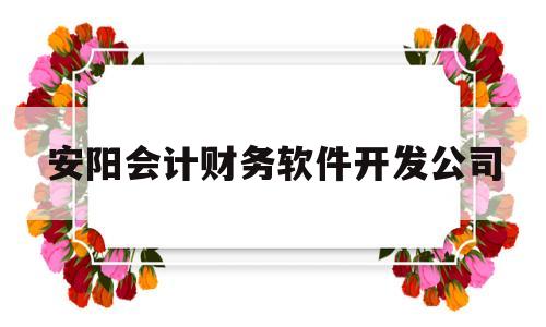 安阳会计财务软件开发公司(安阳会计事务所最新招聘信息)