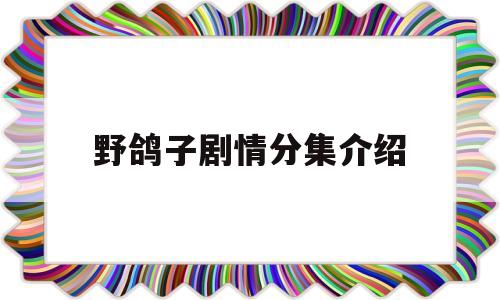 野鸽子剧情分集介绍(电视剧野鸽子剧情介绍)