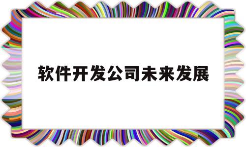 软件开发公司未来发展(软件开发行业的未来趋势)