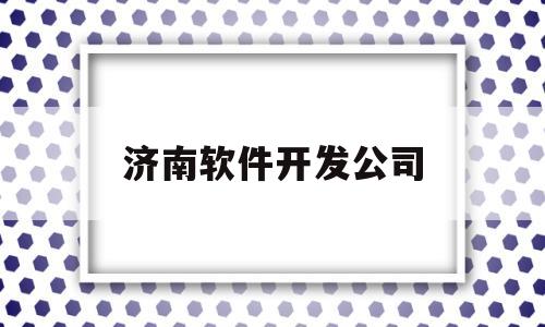 济南软件开发公司(济南软件开发公司有哪些部门)