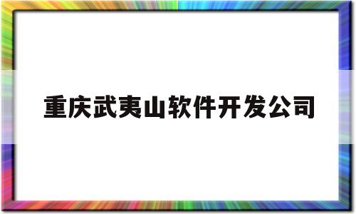 重庆武夷山软件开发公司(重庆武夷山旅游攻略一日游)