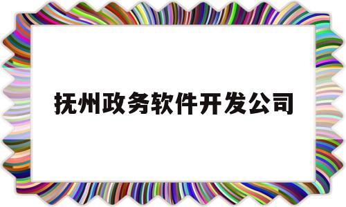 抚州政务软件开发公司(抚州政务软件开发公司排名)