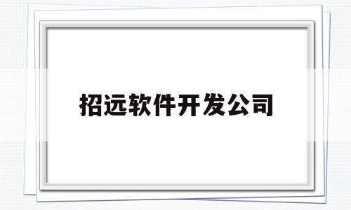 招远软件开发公司(招远本地企业招工信息)