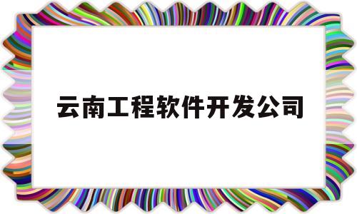 云南工程软件开发公司(云南工程软件开发公司招聘)