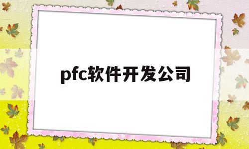 pfc软件开发公司(开发app软件公司)