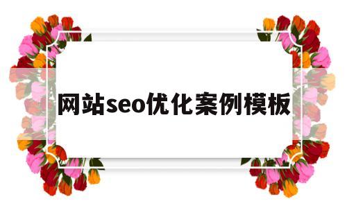 网站seo优化案例模板(seo网站优化如何做)