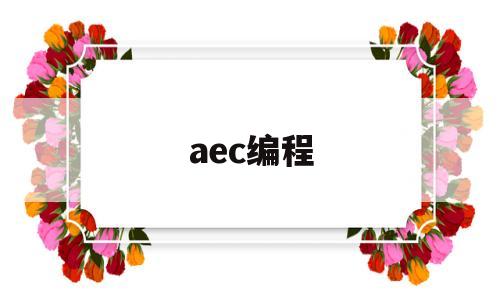 aec编程(aecom)