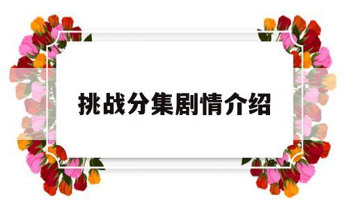 挑战分集剧情介绍(挑战1985电视剧全集免费观看)