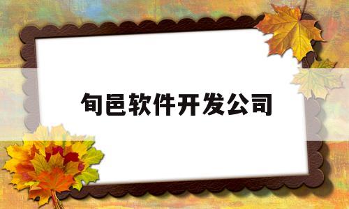 旬邑软件开发公司(旬邑软件开发公司怎么样)