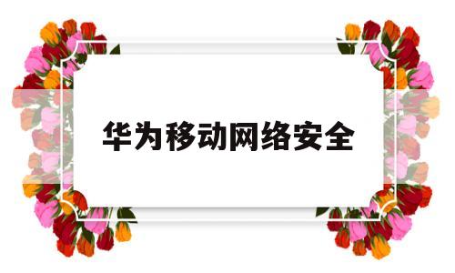 华为移动网络安全(华为上网安全怎么取消)