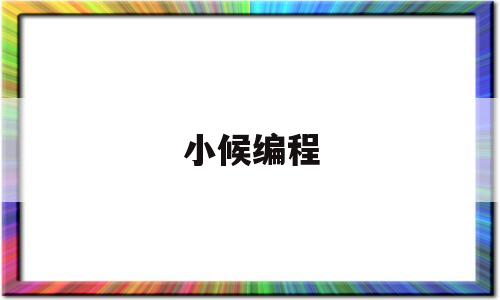 小候编程(noc小猴编程)